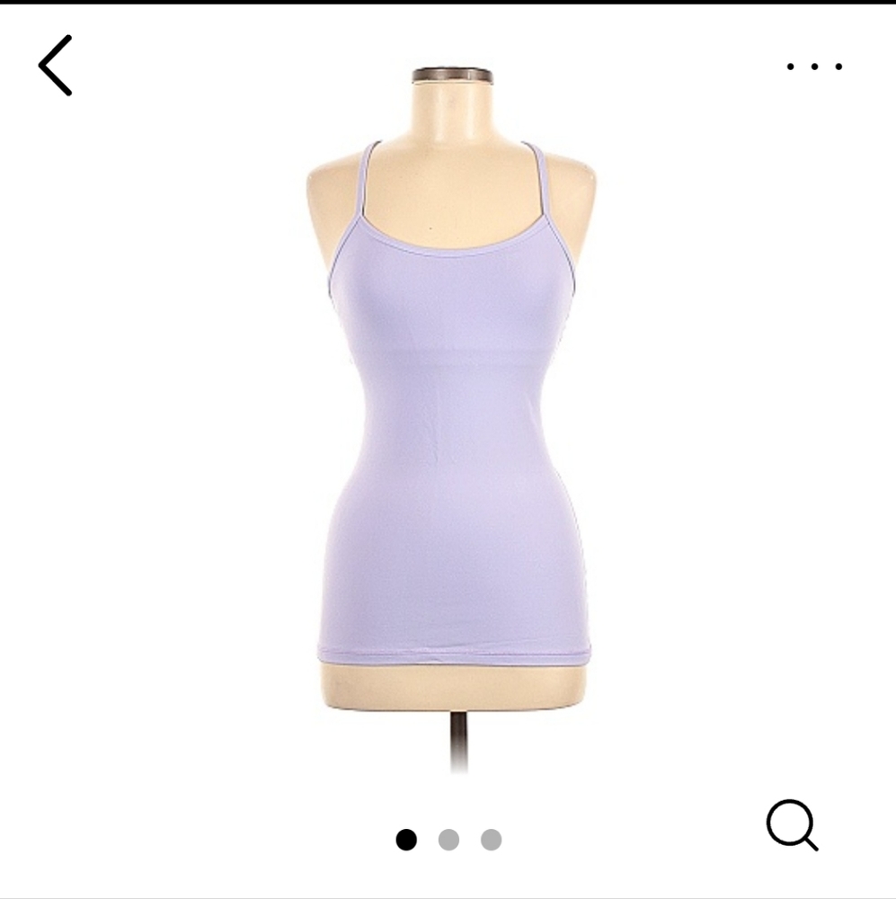 Lululemon Power Y Tank Top Size 8 thin Strapped Racerback Tank Top EUC